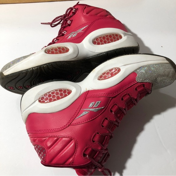 Reebok Classics Mid Question Girls Size 6.5 - Picture 4 of 8